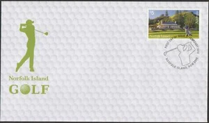 Australia Norfolk Island First Day Cover FDC - 2018 Golf - Picture 1 of 1