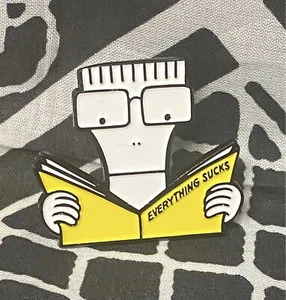 Descendents Milo everything sucks enamel pin - Picture 1 of 3