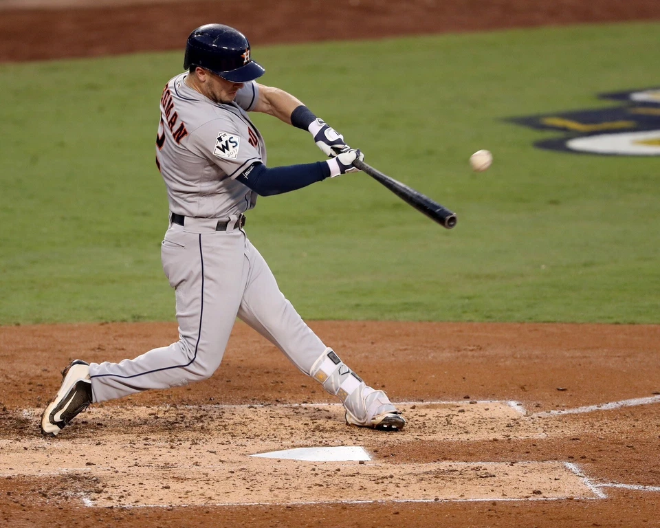 8x10 Photo ALEX BREGMAN Houston Astros ‘17 World Series Champion ‘22 MVP - Image 1 of 1