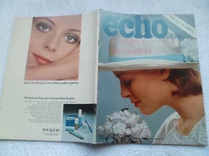 ECHO DE LA MODE N°14 05/04/1974 Couture Tricot Fred Astaire Jacqueline Maillan - Picture 1 of 9