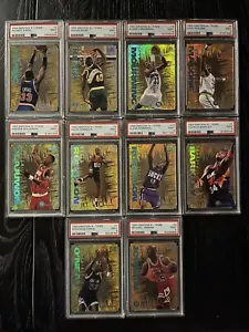 1994-95 SKYBOX EMOTION N-TENSE INSERT COMPLETE SET SP PSA 9 MINT GOLD HOLOFOIL - Picture 1 of 5