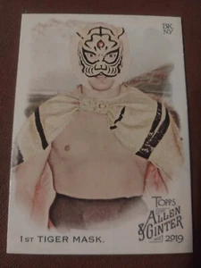 2019 FIRST 1st TIGER MASK TOPPS ALLEN & GINTER CARD #166 - Picture 1 of 2
