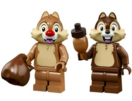 LEGO CHIP 'n DALE DISNEY SERIES 2 minifigs 71024 minifigures figures chipmunks - Image 1 of 1