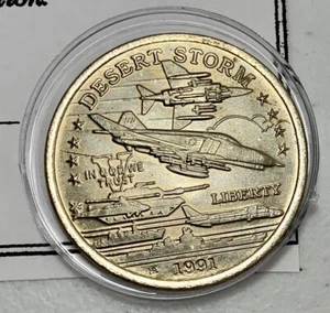 Collezione Monete Cupronichel Prima Tempesta Deserto del Mondo 1991 New Queensland Mint - Foto 1 di 4