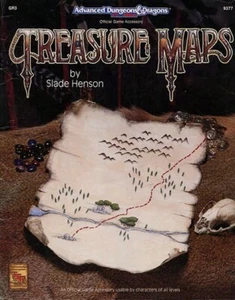 ¡MAPAS DEL TESORO GR3 EN MUY BUEN ESTADO! Módulo de aventura TSR D&D AD&D Dungeons Dragons 9377 juego - Imagen 1 de 3