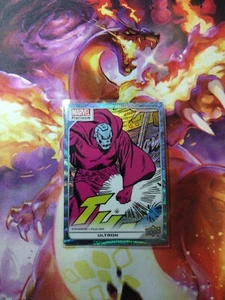 2024 Upper Deck Marvel Platinum ULTRON Blue Surge Blaster Exclusive Parallel NM - Picture 1 of 2