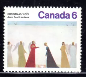 1974 Canada SC# 650-Christmas - red color shift on blue skirt Lot# 741a - M-NH - Picture 1 of 1