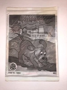 NEW - 2021 Burger King SCHOLASTIC CHILDRENS BOOK(Clifford) The Stormy Day Rescue - Imagen 1 de 2