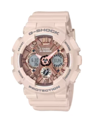 Casio G-Shock GA-120 Analog-Digital Pink Women's Watch GMAS120MF-4A - Image 1 of 4