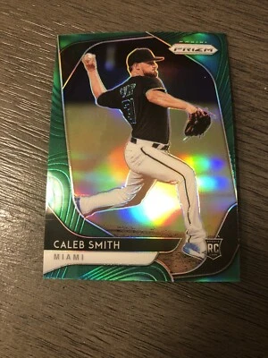 2020 Panini Prizm-Green Prizm Refractor-Caleb Smith RC #236-Mint - Image 1 of 2