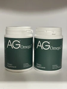 2X AG 1  Athletic Greens Omega 3 Supplement  90 Softgels Each Container - New! - Picture 1 of 5