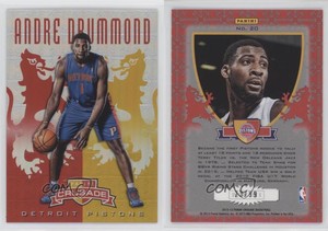 2012-13 Panini Crusade Crusade Red /99 Andre Drummond #20 Rookie RC
