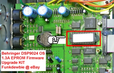 Behringer DSP9024 OS 1.3A EPROM Firmware Upgrade KIT / / New ROM Update Chip - Image 1 of 2