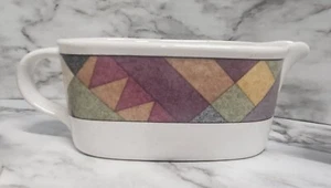 Vintage Studio Nova Desert Palm. Gravy Boat Creamer Sugar Bowl Mosaic Sand Art. - Picture 1 of 12