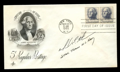 Michael Thornton signed autograph FDC Medal of Honor Recipient Navy Seal Vietnam Cover