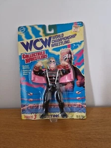 Vintage Toy Makers Wcw Sting Wresting Figure On Card Not Galoob - Picture 1 of 5