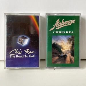 Chris Rea 2 Music Cassette Bundle Original Albums The Road To Hell + Auberge - Picture 1 of 4