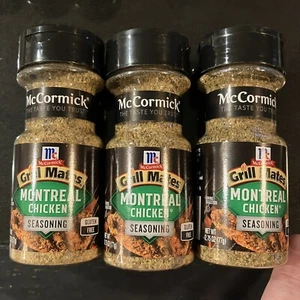 Lot of 3 McCormick Grill Mates Montreal Chicken Seasoning Mix 2.75 oz each FS! - Picture 1 of 4