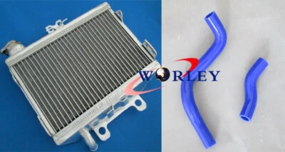 Radiador de aluminio + manguera azul para Honda CR250R CR250 97 98 99 1997 1998 1999 Foto 1 de 4