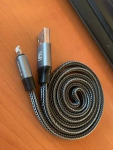 Cavo di ricarica dati per iphone apple 1 m telato grigio - Foto 1 di 2