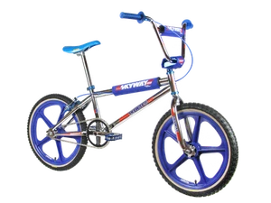 Skyway BMX TA 20 Pro Replica 2022 Bike Chrome/Blue 20" wheel 21.5" TT - Picture 1 of 10
