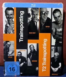 Trainspotting 1 & 2 Steelbook Edition Blu-ray T2 Movie Collection Danny Boyle - Bild 1 von 4