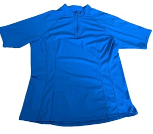 Coolibar Damen Freestyle Kurzarm Rash Guard UPF 50+ Shirt Gr. Large gebraucht, in einwandfreiem Zustand - Bild 1 von 12