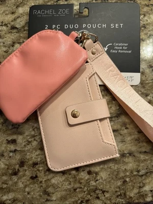 Rachel Zoe 2 PC Duo Pouch Set Zip Pouch And Card Holder - Image 1 of 4