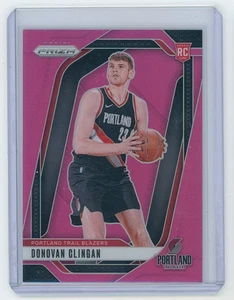 2024 -25 Panini Prizm Donovan Clingan Rookie Pink Prizm 43/249 - Picture 1 of 2