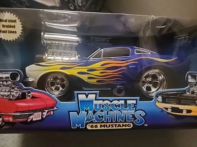 Muscle Machines Too Hot 66 Ford Mustang 1:18 Scale - Image 1 of 4