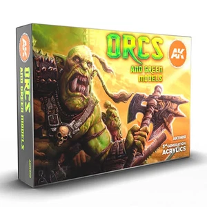 AK Interactive 3rd Gen Acrylics Orks & Green Creatures Set (AK11600) - Bild 1 von 3