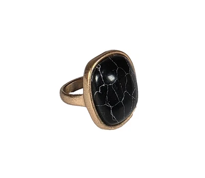 Talisman Djinn Mystical Black Agate Ring - Men's / Women's Size US 8 - - Image 1 of 4