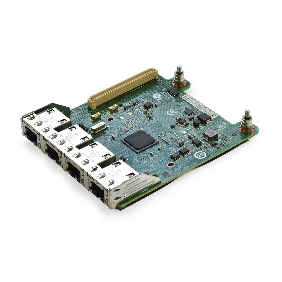 Dell 0R1XFC Intel I350-T4 Quad-Port Gigabit RJ-45 Network Daughter Card - Image 1 of 4