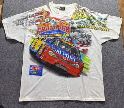 Camiseta De Colección 2001 Jeff Gordon Winston Cup Champion Nascar 24 AOP Talla XL Nueva Foto 1 de 4