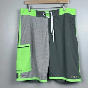 HUK Angeln Herren Kordelzug Colorblock Boardshorts Größe 36; Outdoor, Schwimmen - Bild 1 von 10