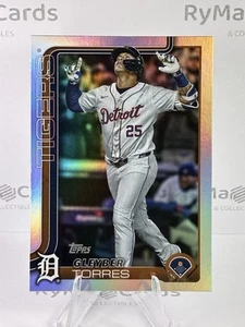 Gleyber Torres 2025 Topps Series 2 #658 Rainbow Foil Detroit Tigers - Picture 1 of 2