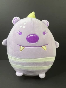 Moriah Elizabeth ME Bumblebear Monster Plush Purple White Memory Foam 2020 11'' - Picture 1 of 7