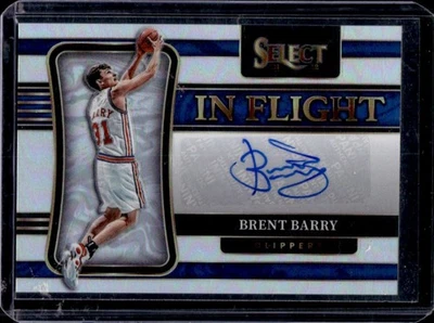 Clippers Select Brent Barry In Flight Signatures 2021-22 automáticos #40/299 Foto 1 de 2