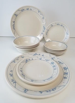 Corelle FIRST OF SPRING 16 Piece Set Dinner & Bread plates; Cereal & Berry bowls - Image 1 of 4