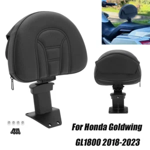 Respaldo de conductor ajustable para Honda Goldwing 1800 GL1800 2018-2023 negro - Imagen 1 de 14