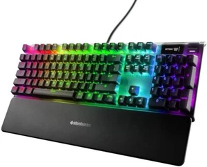 SteelSeries Apex Pro Mechanische Gaming Tastatur OLED Omnipoint US QWERTY Layou - Bild 1 von 7