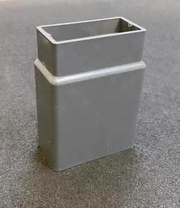 10x Kunststoff Kupplung Maße breite Öffnung außen 76x40mm Länge 75mm  - Bild 1 von 8