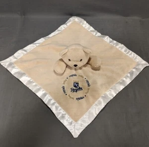Baby Fanatic 13x13 Teddy Bear Kansas City Royals Security Blanket EUC - Picture 1 of 9