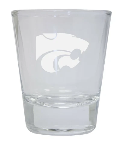 Kansas State Wildcats Etched Logo Round Shot Glass Set Cover