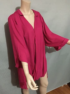 BNWT Womens Sz 20 Autograph Brand Fuschia Pink Cover Up Wrap Jacket RRP $60 - Picture 1 of 3