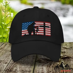 God Bless America Veterans Day Soldier Baseball Cap Dad Hat for Men Women - Picture 1 of 28