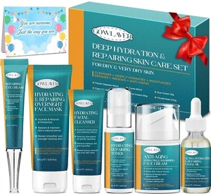 Skin Care Set for Teens Kids Womens Stocking Stuffers,Anti-Aging Deeply Hydrates - Picture 1 of 6