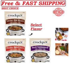 New - Crock-Pot Seasoning Mix, 1.5 Ounce - ( Select Your Flavor ) - Picture 1 of 13