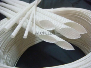 Tubo de fibra de vidrio trenzado de 5-10 m funda de alambre resistente al calor 600 ° C 500 V - Imagen 1 de 2