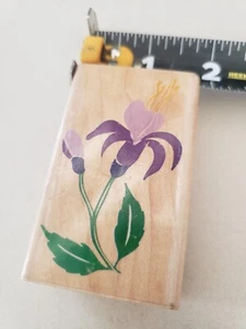 1992 Rubber Stampede Fancy Fuchsia Z248E rubber stamp - Picture 1 of 3
